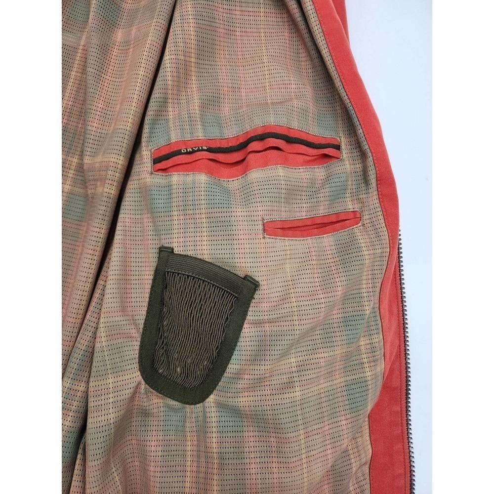 Vintage Orvis Signature Series Jacket Mens M Soft Faux Suede Lined Burnt… - Picture 7 of 15